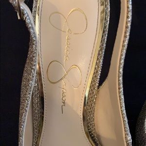 Jessica Simpson Shoes - Jessica Simpson Gold Heels Jessica Simpson Shoes - Jessica Simpson Gold Heels